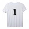 Schwarzes Sport-Fan-Trikot mit Nummer  Vielseitiges Fan-T-Shirt für alle Sportarten, perfekte Geschenkidee für Fans und Team-Mütter