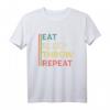 Eat Sleep Kugelstoßen Athletik Kugel Sport Kugelstoßer T-Shirt  Perfektes Sportshirt für Athleten, Trainer & Teams im Wurfsport