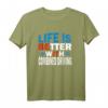 Mit Fahrsport ist das Leben besser - Sportliches T-Shirt für Pferdesportler und echte Helden des Fahrsports
