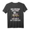 Faultier Mein Verstand sagt Sport mein Bauch sagt Schokolade T-Shirt  Lustiges Geschenk für Faul-Tier Fans, Sportmuffel und Motivationshilfe für angehende Sportler
