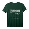 Triathlon T-Shirt für Triathleten & Duathleten  Sportbekleidung für Radfahren, Schwimmen & Laufen, Geschenkidee für Fitness- und Wettkampf-Profis