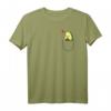 Avocado Shirt mit Brusttasche - Lustiges Veganer T-Shirt, perfektes Geschenk für Veganer, Vegetarier, Sportler und Avocado-Liebhaber zum Muttertag, Geburtstag oder Valentinstag