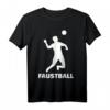 Faustball T-Shirt mit Silhouette für Sportler & Athletinnen  Klassisch geschnitten, ideal für Training & Spiele
