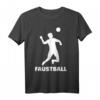 Faustball T-Shirt mit Silhouette für Sportler & Athletinnen  Klassisch geschnitten, ideal für Training & Spiele