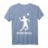 Faustball T-Shirt mit Silhouette für Sportler & Athletinnen  Klassisch geschnitten, ideal für Training & Spiele