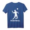 Faustball T-Shirt mit Silhouette für Sportler & Athletinnen  Klassisch geschnitten, ideal für Training & Spiele