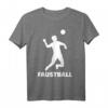 Faustball T-Shirt mit Silhouette für Sportler & Athletinnen  Klassisch geschnitten, ideal für Training & Spiele