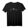 Schwimmen T-Shirt mit Herzschlag Motiv  Perfektes Geschenk für Schwimmer, Wassersportler & Schwimmtrainer zu Weihnachten & Geburtstag