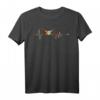 Schwimmen T-Shirt mit Herzschlag Motiv  Perfektes Geschenk für Schwimmer, Wassersportler & Schwimmtrainer zu Weihnachten & Geburtstag