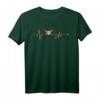 Schwimmen T-Shirt mit Herzschlag Motiv  Perfektes Geschenk für Schwimmer, Wassersportler & Schwimmtrainer zu Weihnachten & Geburtstag
