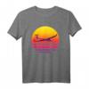 Sonnenuntergang Segelfliegen T-Shirt  Perfektes Geschenk für Segelflieger, Piloten & Extremsportler