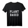 Pflanzenbasiertes veganes vegetarisches Athletengeschenk auf T-Shirt  Nachhaltiges Sportshirt für vegane und vegetarische Sportler