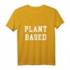 Pflanzenbasiertes veganes vegetarisches Athletengeschenk auf T-Shirt  Nachhaltiges Sportshirt für vegane und vegetarische Sportler