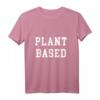 Pflanzenbasiertes veganes vegetarisches Athletengeschenk auf T-Shirt  Nachhaltiges Sportshirt für vegane und vegetarische Sportler