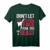 Dont Let The Pretty Face Fool You Im Beast Karate Taekwondo T-Shirt  Lustiges Sport-Shirt für Frauen & Mädchen, Perfektes Geschenk für Turniere & Geburtstage