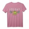 Leg Day Beintraining T-Shirt mit Krokodil - Lustiges Fitnessstudio Shirt für Kraftsportler & Bodybuilder als Geschenk