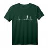 Biathlon Biathlet Herzschlag EKG Puls Schießstand Ski Athlet T-Shirt - Perfektes Geschenk für Wintersportler & Leistungssportfans