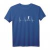 Biathlon Biathlet Herzschlag EKG Puls Schießstand Ski Athlet T-Shirt - Perfektes Geschenk für Wintersportler & Leistungssportfans