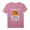 Zum Basketball Geboren Zur Schule Gezwungen T-Shirt  Lustiges Retro Basketball Geschenk für Fans, Spieler und Trainer