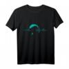 Pilot Herzschlag Paraglider EKG Geschenkidee - Perfektes T-Shirt für Paraglider, Extremsportler & Flugbegeisterte zu Weihnachten & Geburtstag