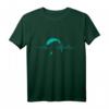 Pilot Herzschlag Paraglider EKG Geschenkidee - Perfektes T-Shirt für Paraglider, Extremsportler & Flugbegeisterte zu Weihnachten & Geburtstag