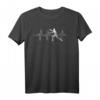 Herzschlag Tennis T-Shirt  Perfektes Geschenk für Tennisspieler, Trainer & Sportfans zu Weihnachten & Geburtstag