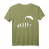 Paraglider Gleitschirmfliegen Evolution Paragliding T-Shirt  Perfektes Geschenk für Piloten, Extremsportler & Flugbegeisterte zu Weihnachten & Geburtstag