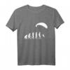 Paraglider Gleitschirmfliegen Evolution Paragliding T-Shirt  Perfektes Geschenk für Piloten, Extremsportler & Flugbegeisterte zu Weihnachten & Geburtstag