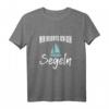 Mir reichts ich geh Segeln T-Shirt  Lustiges Geschenk für Segler, Wassersportler & Skipper zu Weihnachten & Geburtstag