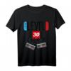 Geburtstagsshirt 30 Jahre Gamer Zocker Level 30 Unlocked T-Shirt  Perfektes Geschenk für E-Sportler, Nerds & Gaming-Enthusiasten