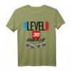Geburtstagsshirt 30 Jahre Gamer Zocker Level 30 Unlocked T-Shirt  Perfektes Geschenk für E-Sportler, Nerds & Gaming-Enthusiasten