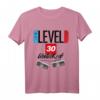 Geburtstagsshirt 30 Jahre Gamer Zocker Level 30 Unlocked T-Shirt  Perfektes Geschenk für E-Sportler, Nerds & Gaming-Enthusiasten