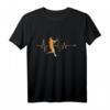 Herzlinie Tennisspieler Herzschlag Tennis T-Shirt  Perfektes Geschenk für Tennisliebhaber, Sportler & Trainer zu Weihnachten & Geburtstag