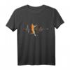 Herzlinie Tennisspieler Herzschlag Tennis T-Shirt  Perfektes Geschenk für Tennisliebhaber, Sportler & Trainer zu Weihnachten & Geburtstag
