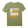 5 Sterne Maurer Beruf Sprüche T-Shirt - Lustiges Geschenk für bestandene Ausbildung, Meisterschule & Geburtstage für Maurer, Ehemann, Sohn & Kollegen