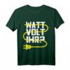 Elektroniker Meister WATT VOLT IHR Herren lustiges Elektriker T-Shirt  Humorvolles Oberteil für Elektriker, Lehrlinge & Werkstatt bei Wartung & Diagnose