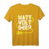 Elektroniker Meister WATT VOLT IHR Herren lustiges Elektriker T-Shirt  Humorvolles Oberteil für Elektriker, Lehrlinge & Werkstatt bei Wartung & Diagnose
