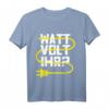 Elektroniker Meister WATT VOLT IHR Herren lustiges Elektriker T-Shirt  Humorvolles Oberteil für Elektriker, Lehrlinge & Werkstatt bei Wartung & Diagnose