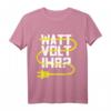 Elektroniker Meister WATT VOLT IHR Herren lustiges Elektriker T-Shirt  Humorvolles Oberteil für Elektriker, Lehrlinge & Werkstatt bei Wartung & Diagnose