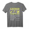 Elektriker Shirt Stundenlohn - Lustiges Geschenk für Elektroniker, Mechatroniker & Elektroberufe zum Geburtstag & Weihnachten