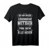 Metzger Legende Schlachter Metzgermeister Fleischerei T-Shirt  Witziges Geschenk für Metzger, Schlachter & Fleischerei-Mitarbeiter