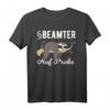 Beamter Faultier Verbeamtung auf Probe T-Shirt - Lustiges Outfit für Beamte und Beamtinnen zum Fest der Verbeamtung