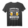 Meister 2023 Geschenk T-Shirt  Bestanden Meisterprüfung, Witziges Handwerker Outfit für Elektriker, Maurer & Dachdecker