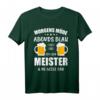 Meister 2023 Geschenk T-Shirt  Bestanden Meisterprüfung, Witziges Handwerker Outfit für Elektriker, Maurer & Dachdecker
