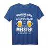 Meister 2023 Geschenk T-Shirt  Bestanden Meisterprüfung, Witziges Handwerker Outfit für Elektriker, Maurer & Dachdecker