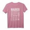 Lustiges Maurer Handwerker T-Shirt für Maurermeister & Auszubildende  Humorvolles Maurer Motiv mit Spruch, ideales Geschenk für Handwerker