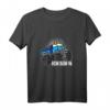 Kinder Geburtstag Shirt für Jungen  Ich bin 4 Jahre mit Monster Truck und Auto Design, perfektes Geschenk für kleine Auto-Fans