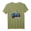 Kinder Geburtstag Shirt für Jungen  Ich bin 4 Jahre mit Monster Truck und Auto Design, perfektes Geschenk für kleine Auto-Fans