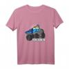 Kinder Geburtstag Shirt für Jungen  Ich bin 4 Jahre mit Monster Truck und Auto Design, perfektes Geschenk für kleine Auto-Fans