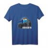 Kinder Geburtstag Shirt für Jungen  Ich bin 4 Jahre mit Monster Truck und Auto Design, perfektes Geschenk für kleine Auto-Fans